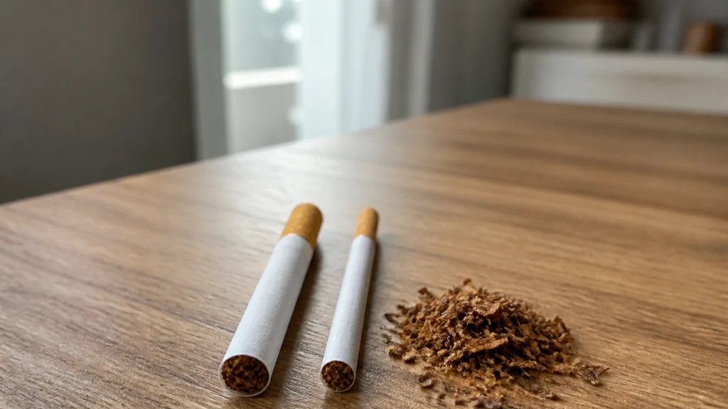 Illustration éditoriale pour l’article « Tout savoir sur les cigarettes douces et leur force réelle »