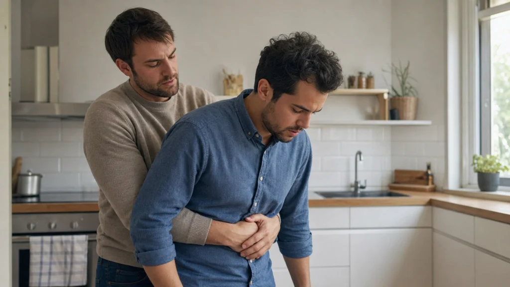 Illustration éditoriale pour l’article « Comment maîtriser la méthode Heimlich pour sauver une vie »